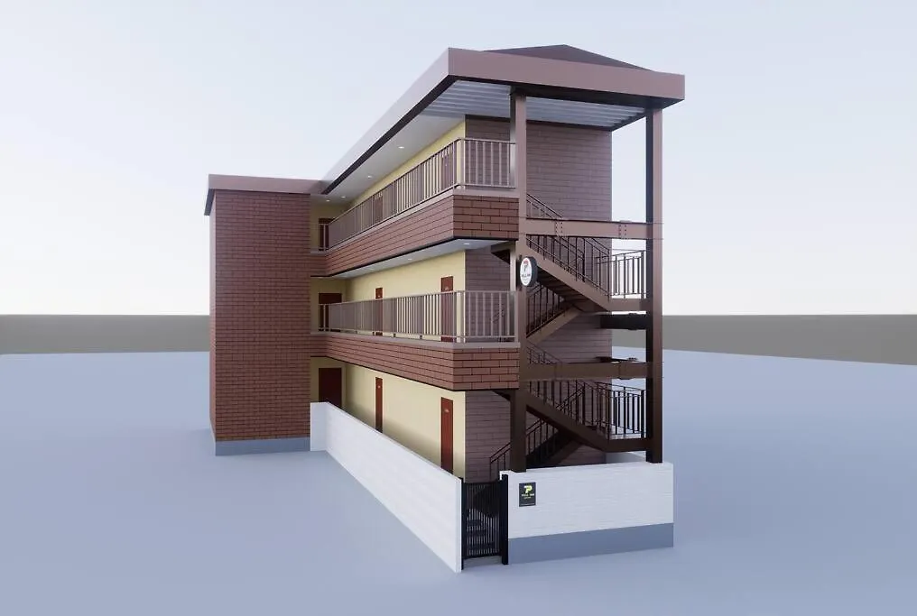 102号室花園町駅と萩之茶屋駅各2分ベット2台専用バスルーム付きアクセス抜群 Apartment Osaka 0*,