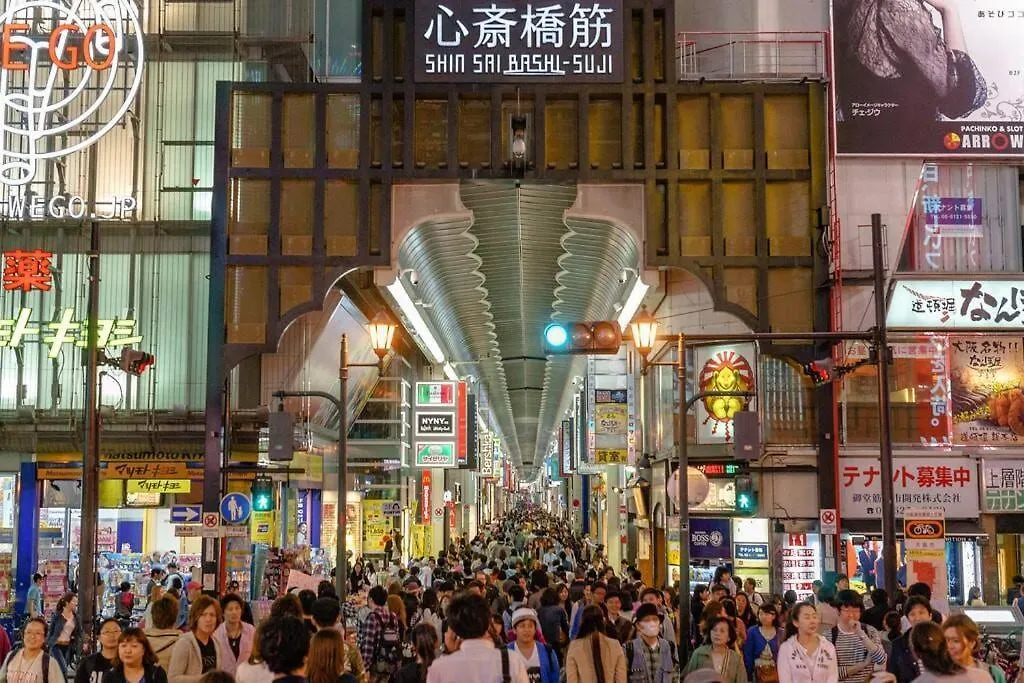 102号室花園町駅と萩之茶屋駅各2分ベット2台専用バスルーム付きアクセス抜群 Apartment Osaka